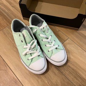 Size 4 Seafoam Green Converse